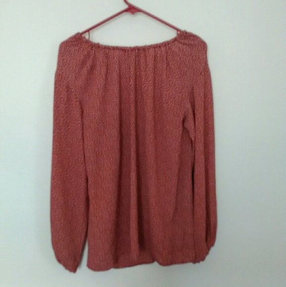 Michael Kors long sleeve tunic peasant top - Picture 4 of 7
